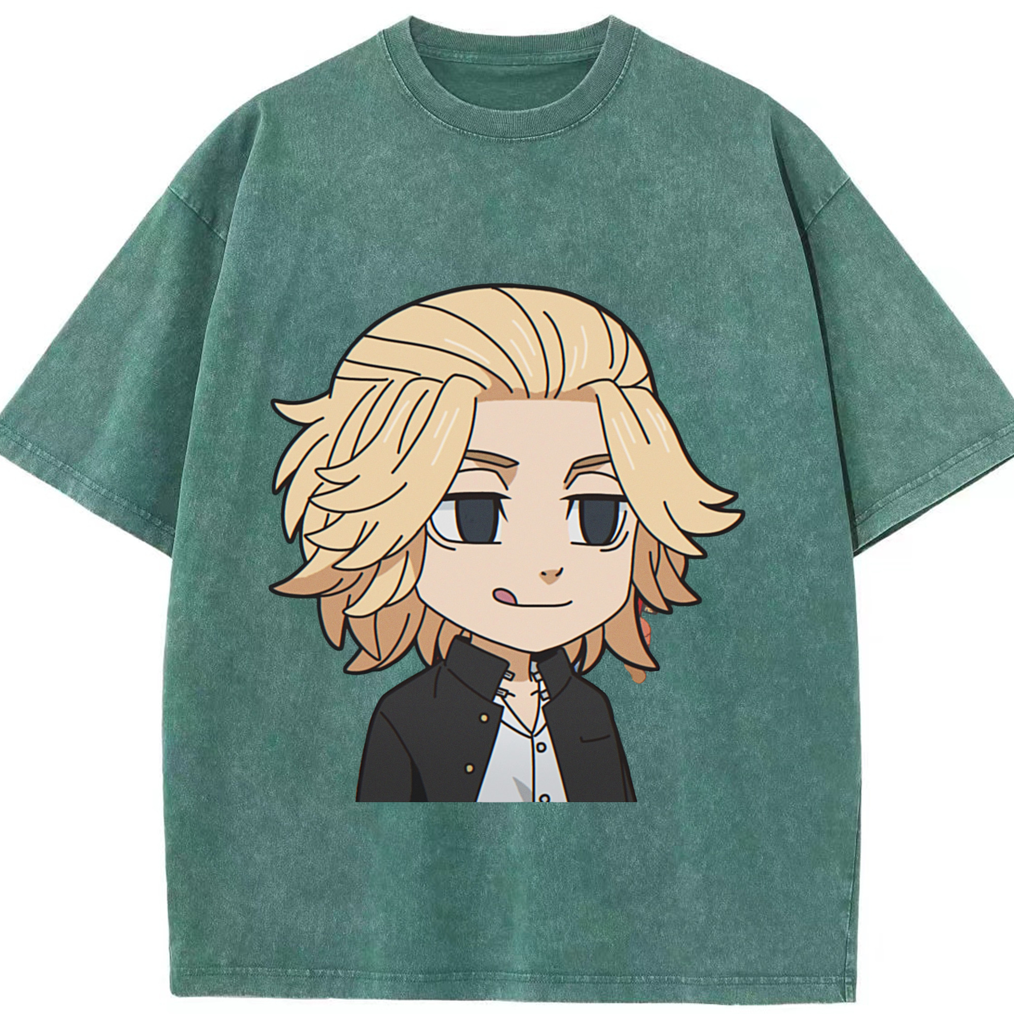 （画像用） 東京リベンジャーズ Tokyo Revengers 綿100% ヴィンテージ風 半袖Tシャツ（フロントプリント）
